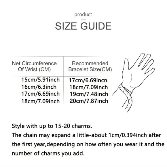 S925 Sterling Silver Snake Bracelet with a Heart Clasp - Size 7.5” - NWT - Picture 5 of 6